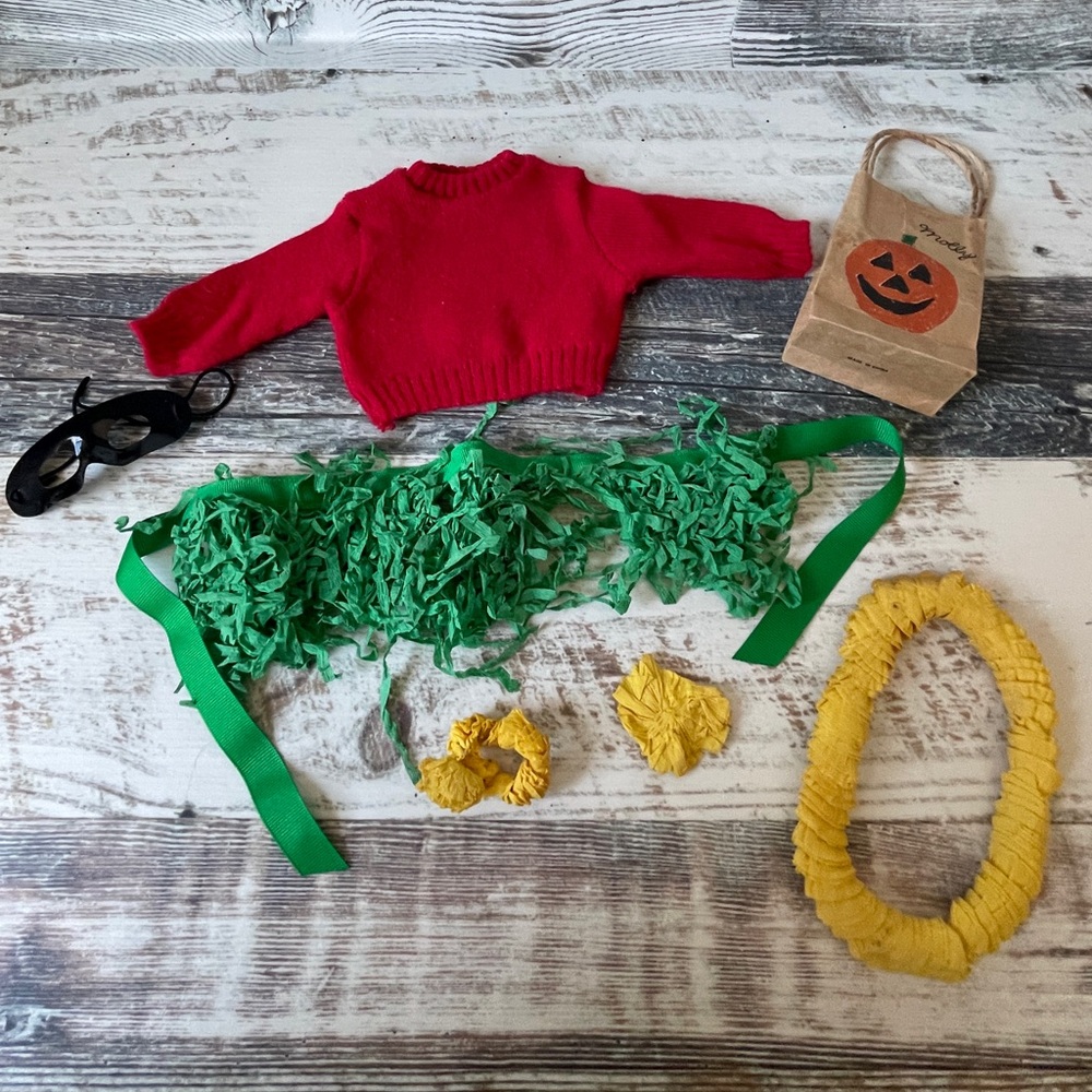 PLEASANT COMPANY American Girl Doll MOLLY Halloween HULA Costume Complete 88 92